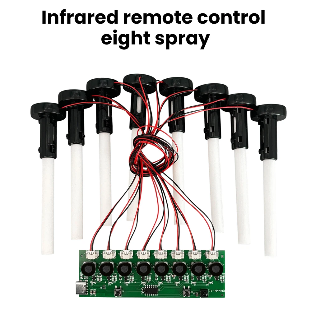 Módulo Umidificador Spray DC 5V 12W com Placa de Controle de Atomização e Atomizador Ultrassônico, Suporta Carregamento Rápido com Interface Tipo C