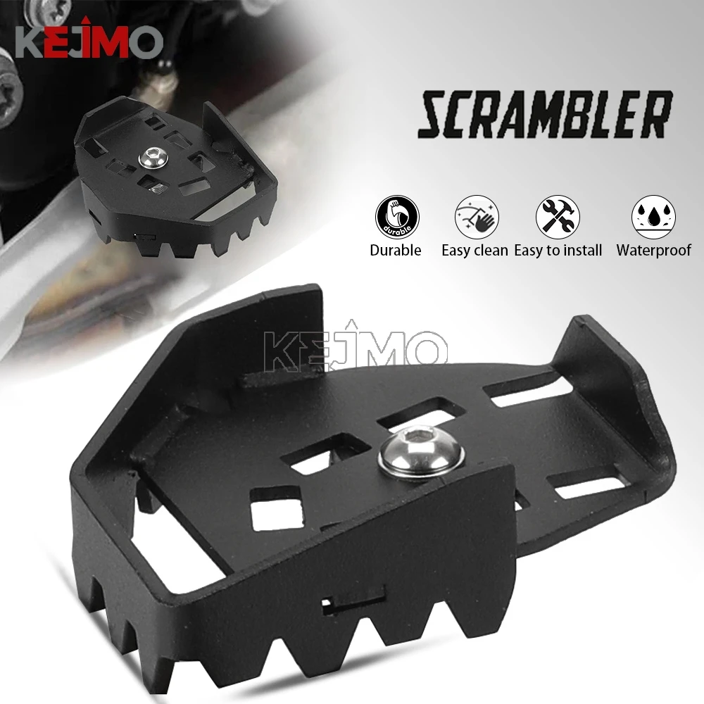 

Motorbike Foot Brake Lever Pedal Enlarge Rear Brake Peg Pad Extender For Ducati Scrambler 400 800 1100 Scrambler 1100 2014+ 2026