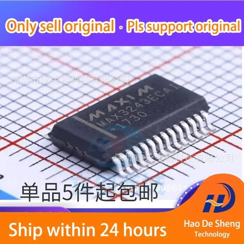 

10 шт./лот RS232 SSOP-28 MAX3243ECAI MAX3243 Новый оригинальный товар в наличии