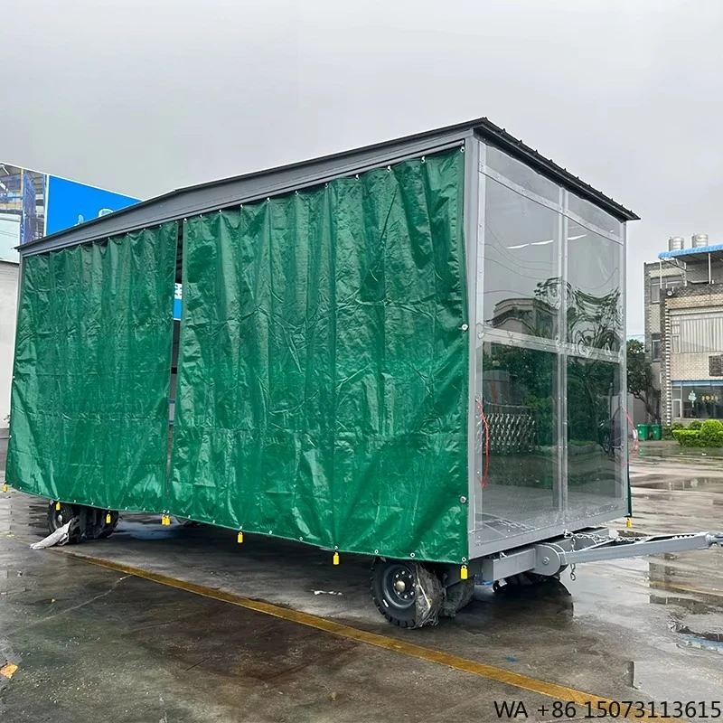8 Ton New Steel Platform Trailer for Airport Luggage & Cargo Tractor Pull