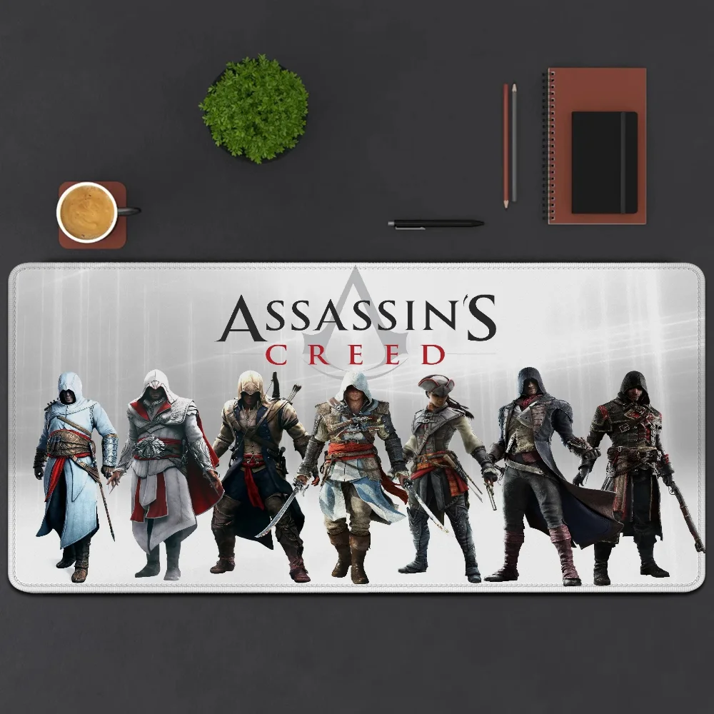 Extended Pad Assassines Creed Gaming Mat Gamer Keyboard Xxl Mouse Pad Anime Desk Accessories Pc Setup Accessories Mousepad Mats