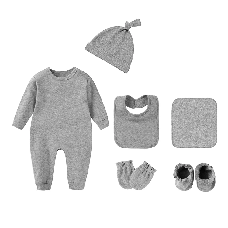 Newborn Baby Clothing 0 3M 6 9 12 M Baby Boys Clothes Sets Boutique Cotton Toddler Girls Outfits Baby Going Home Outfit Hospital