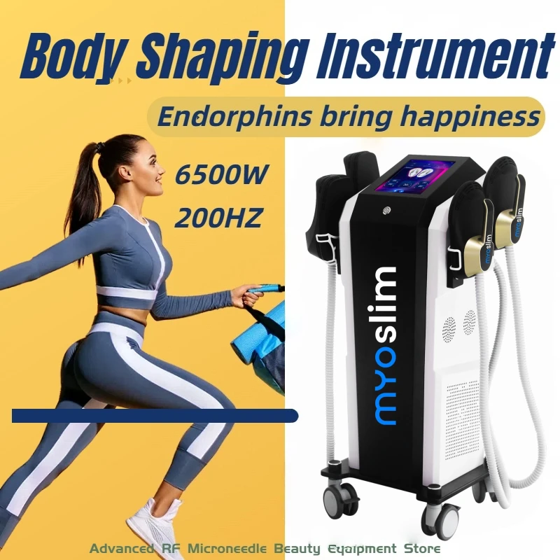 

The latest slimming and weight loss machine, a 6500W electromagnetic resonance weight loss device, is a rapid fat-burning produc