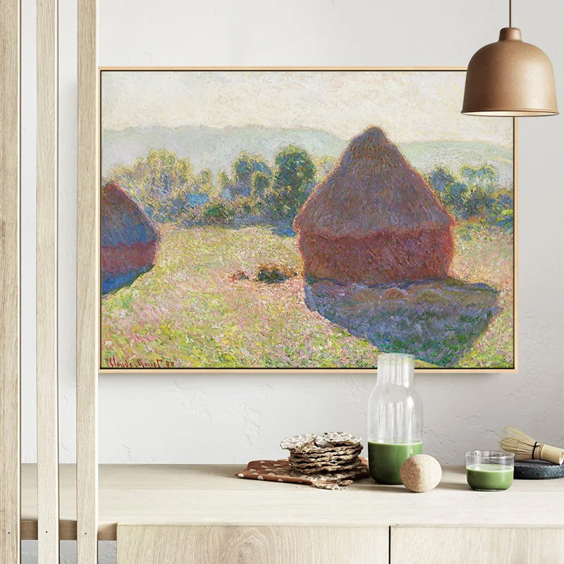 Famous Monet Poster Canvas Painting Modern Abstract Landscape Wall Art Nordic Print Wall Picture for Living Room Home Decorative view 2
