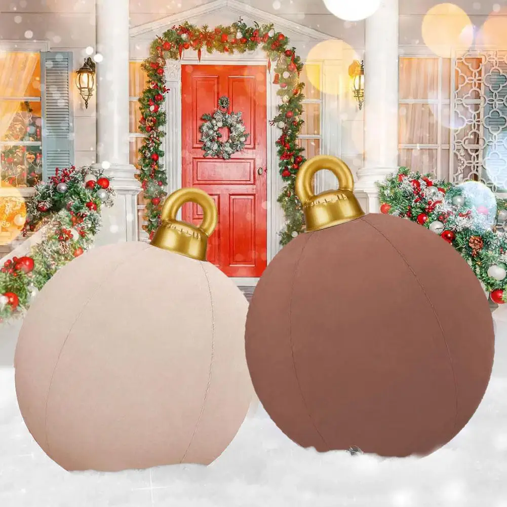 Giant Christmas Balls PVC Inflatable Decoration Balls Large Holiday Inflatable Outdoor Decorations Christmas