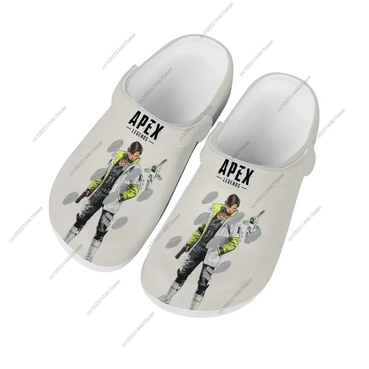 Hot Cartoon Game Apex Legends Crypto Home Clogs Mens Womens Teenager Custom Built Water Shoes Garden Beach Hole Slippers Sandals