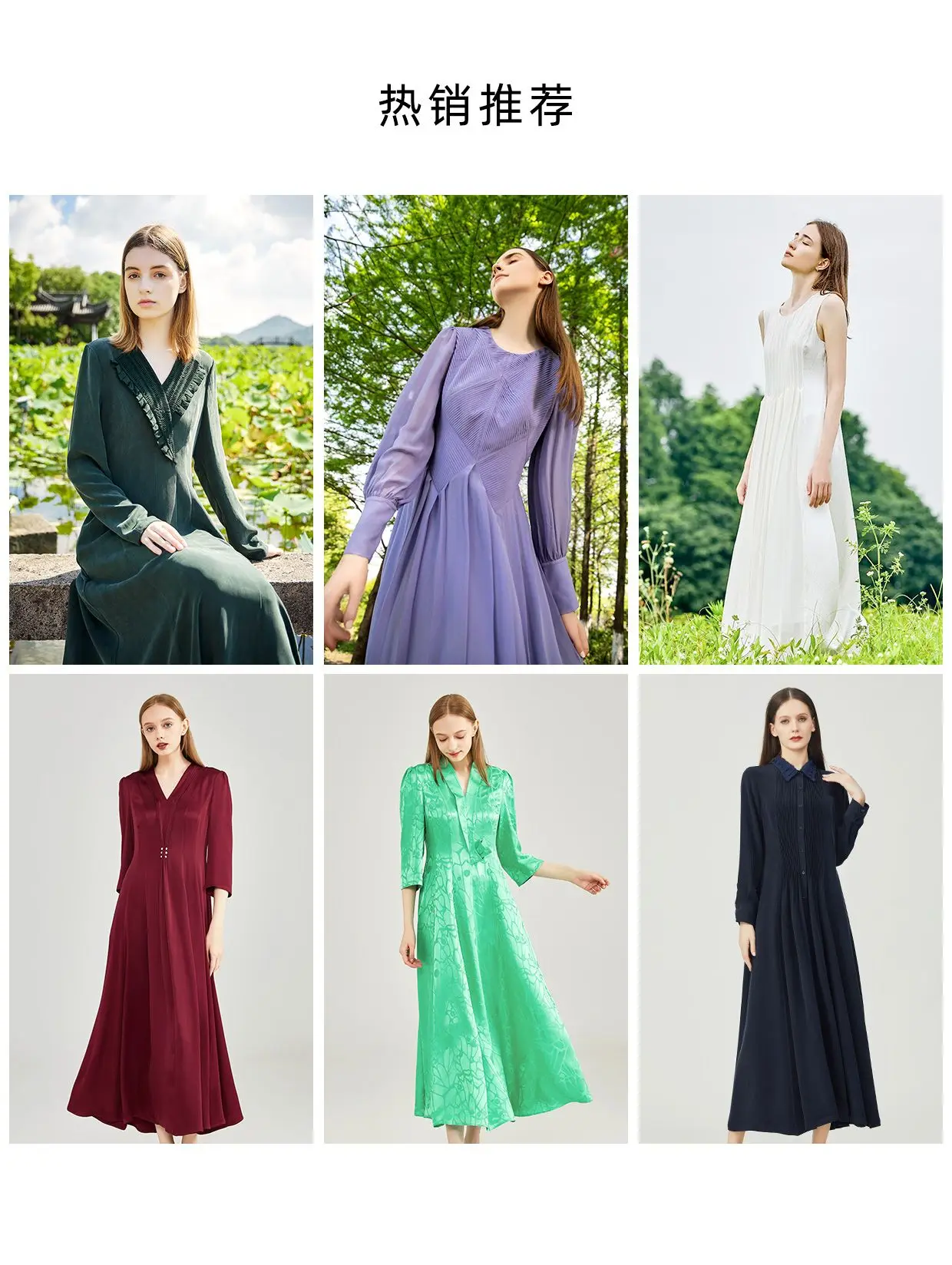 Voa seda dupla camada georgette boneca colarinho borda áspera artesanato camisa de manga comprida streamer grande pêndulo vestido de seda amoreira ae1122