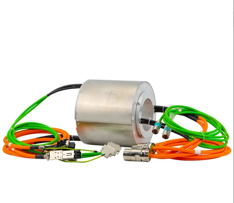 Slip ring for cable reel,8 channels 30A,16 channels signals,IP65 slip ring 380v