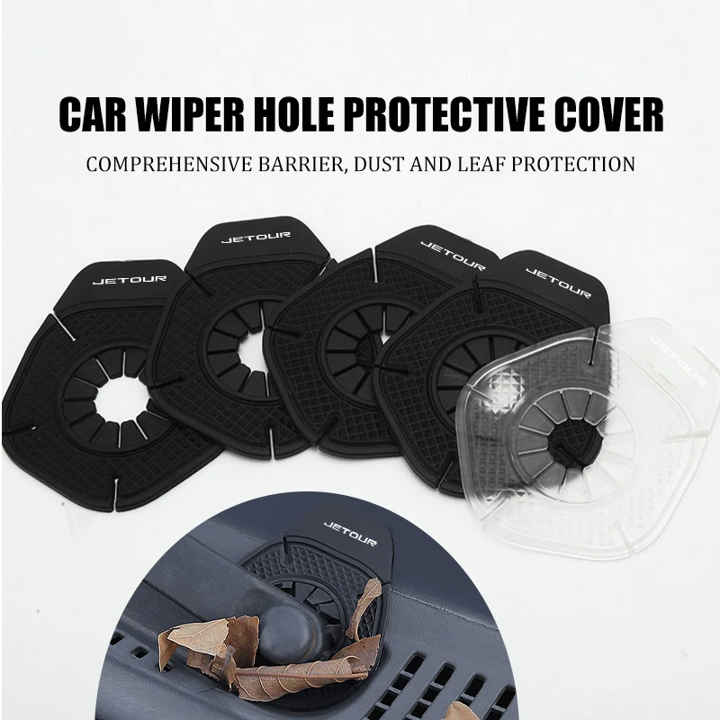 For Jetour Car Silicone Dust Cover Wiper Hole Protection Auto Accessories X70 X70SM X90 X95 DASHING i-DM T2 T3 Traveler‌ C-DM