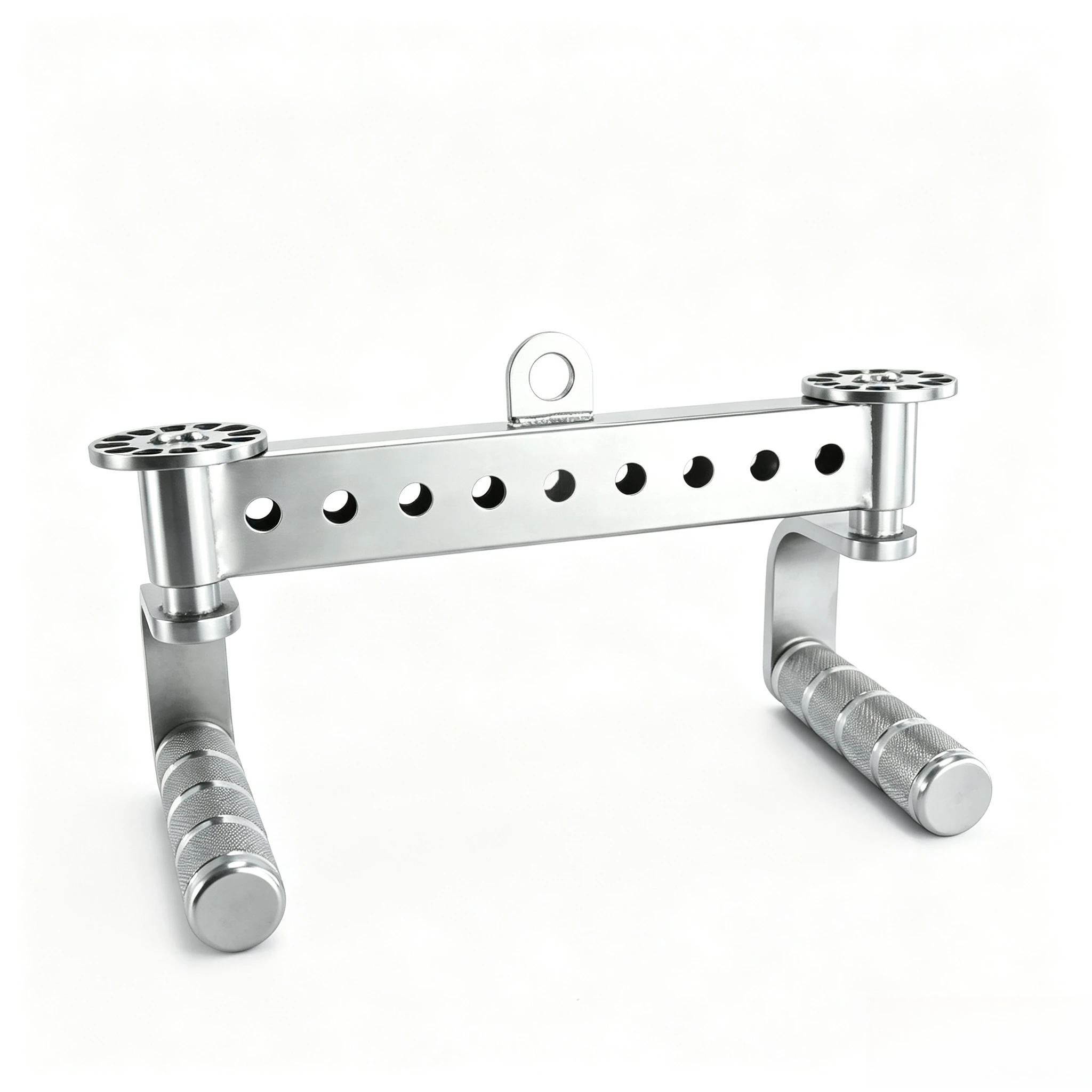 Multifunctional Squat Barbell Bar, Stainless Steel Rotating Deadlift Press Bench Press Bar, Home Gym Fitness Equipment