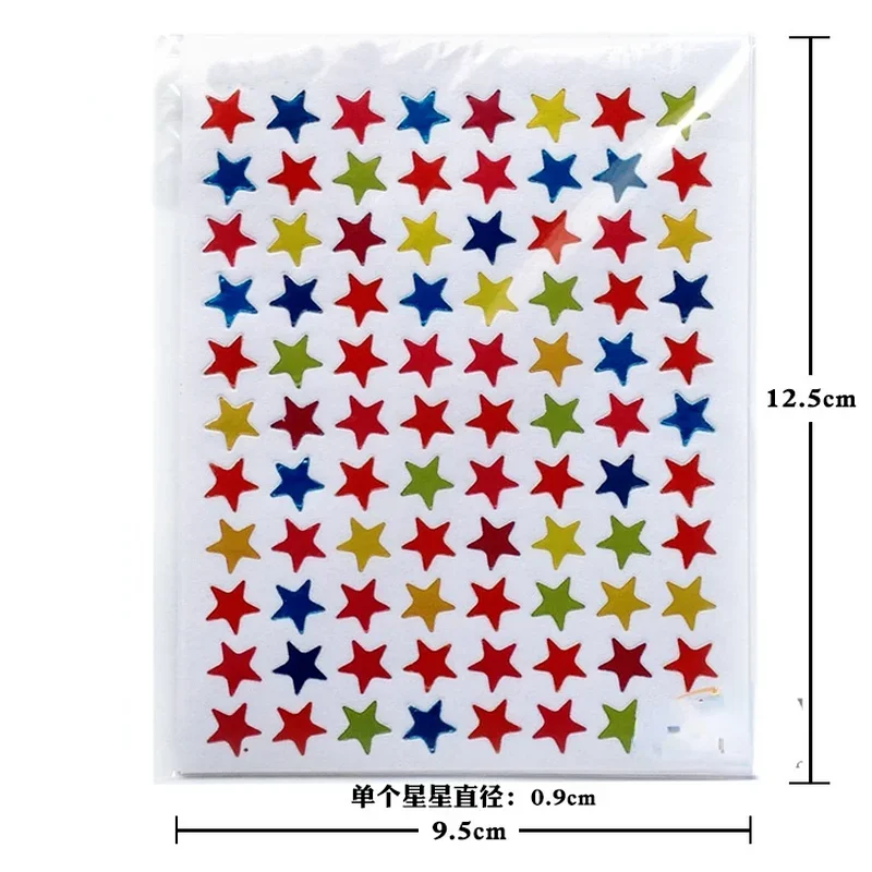 10 Sheets Star Shape Stickers Labels For School Children Cute Teacher Reward Sticker Gift Kid Stationery Sticker Back To School