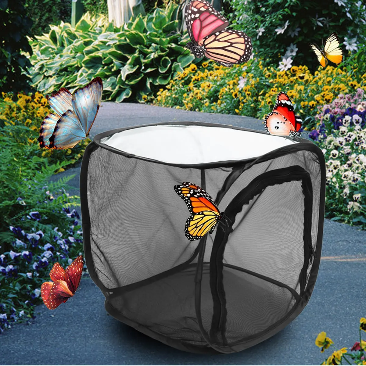 1 pcs Realistic Educational Animal Kids Simulation Learning Halloween Christmas New Year Insect Netting Cage Insect Enclosures