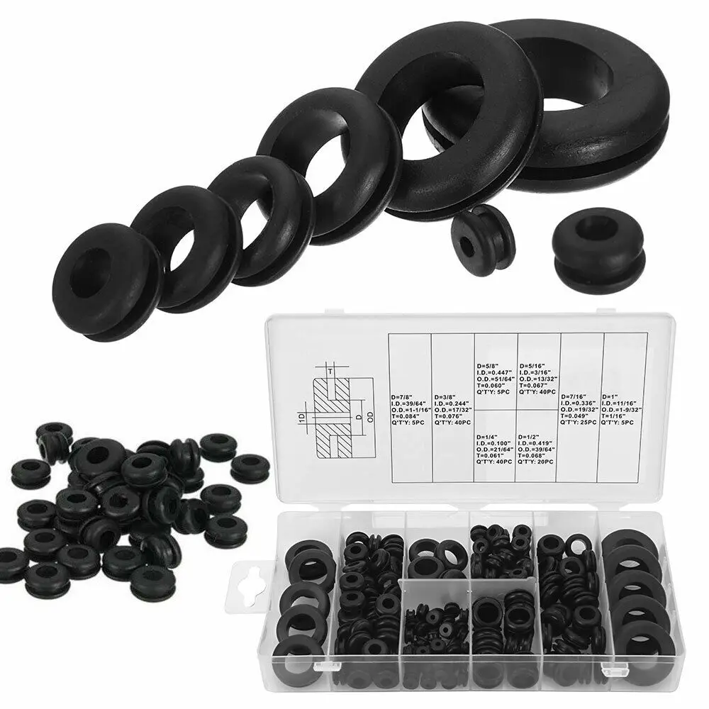Wire crimping type sleeves, rings, open and closed kits, for sealing electrical conductors of wires, plugs and cables.