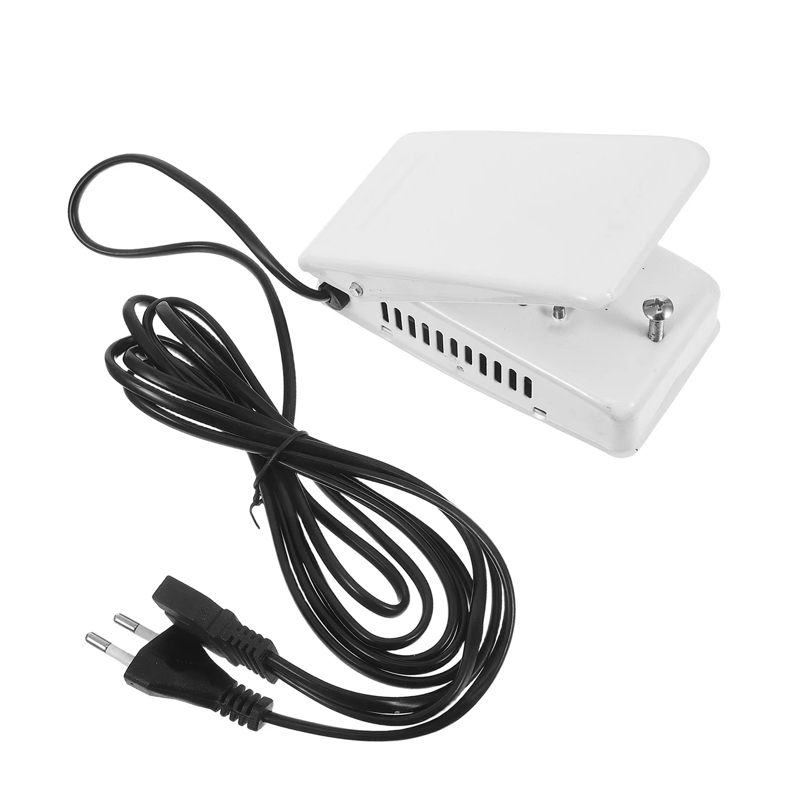 

Nonslip Metal Sewing Machine Foot Pedal Iron White Electric Control Speed Household Accessories Eu Plug Electric Stitching Tool