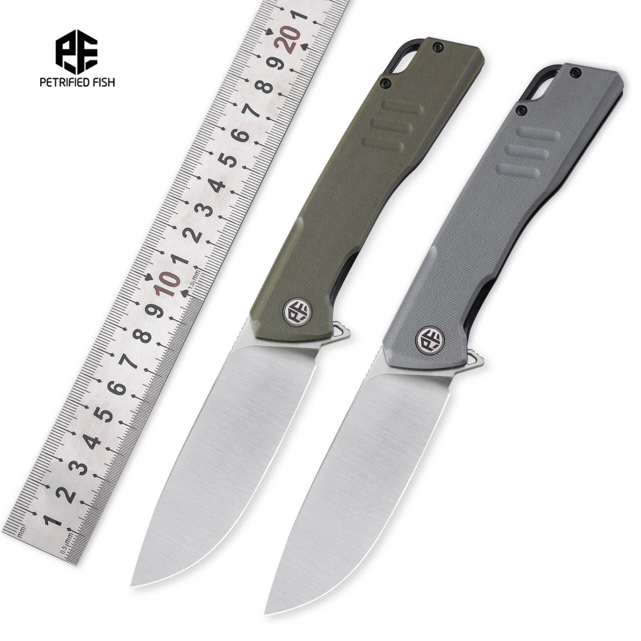 

Скамьяная рыба PFB02 D2 Стальной атласный черный Stonewashed Лезвие G10 Ручка Карманный складной нож Выживание Кемпинг EDC Карманный инструмент
