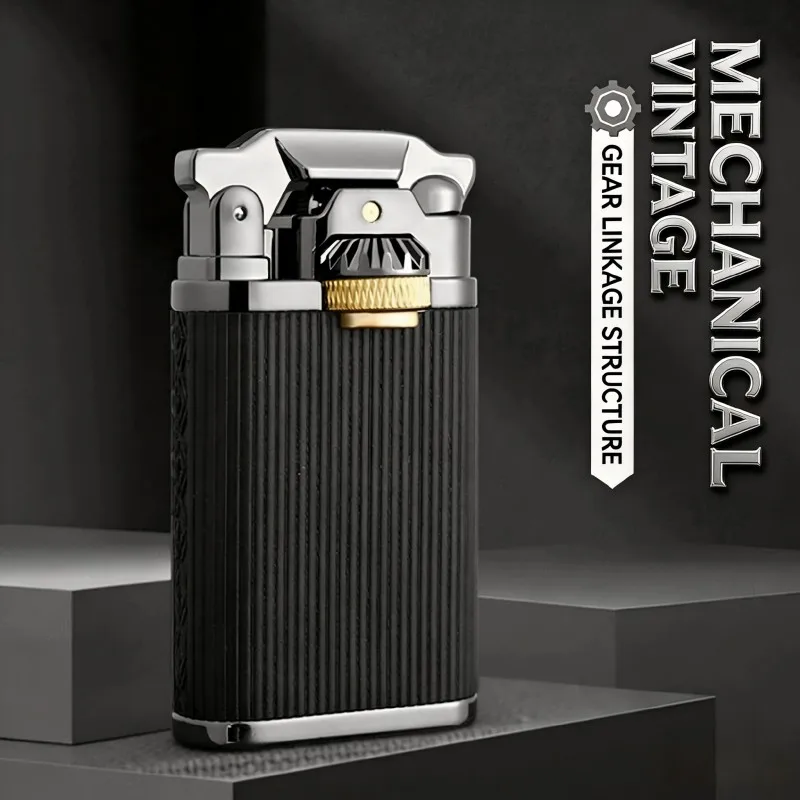 JOBON Windproof Lighter Men's High-Grade Inflatable Blue Flame Metal Lighter for Boyfriend Personality Gift