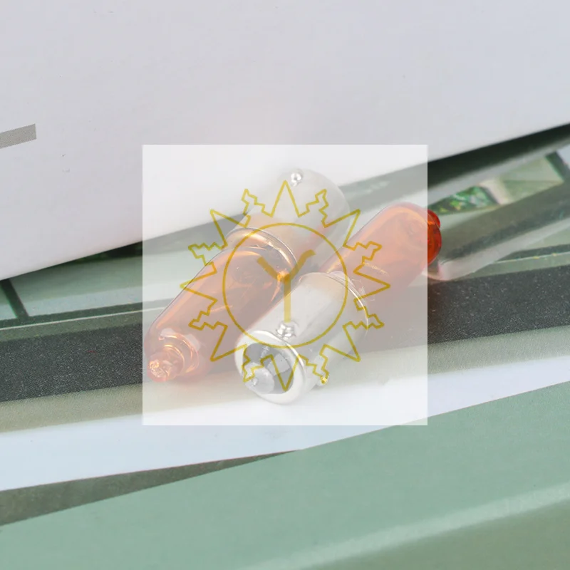 

2 шт. Янтарные лампочки универсальные 12 В 21 Вт авто мотоцикл скутер миниатюрный индикатор