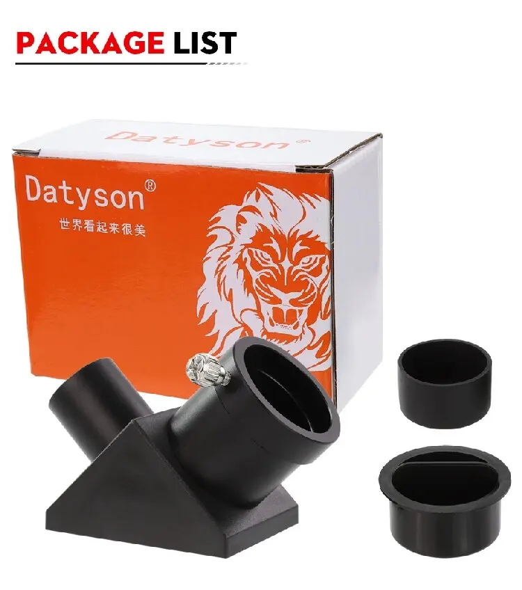 Datyson 0,965" bis 1,25" 90 ° Diagonaler Adapter als Teleskopzubehör für die Sternenbeobachtung – Detail 6
