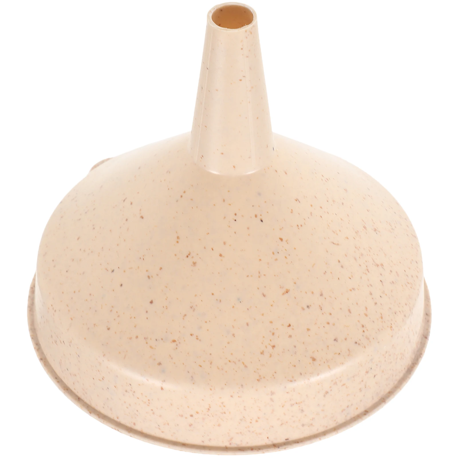 

Kitchen Funnel Plastic Liquid Transferring Tool For Oil Fluid Powder Dry Goods Food Grade Household Use Beige