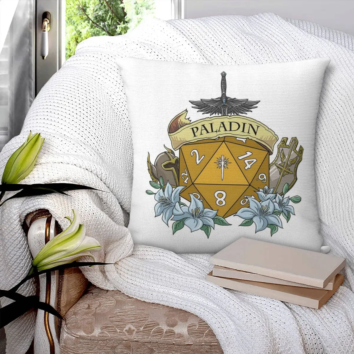 Dice Palad Square Pillowcase Pillow Cover Polyester Cushion Zip Decorative Comfort Throw Pillow for Home Living Room