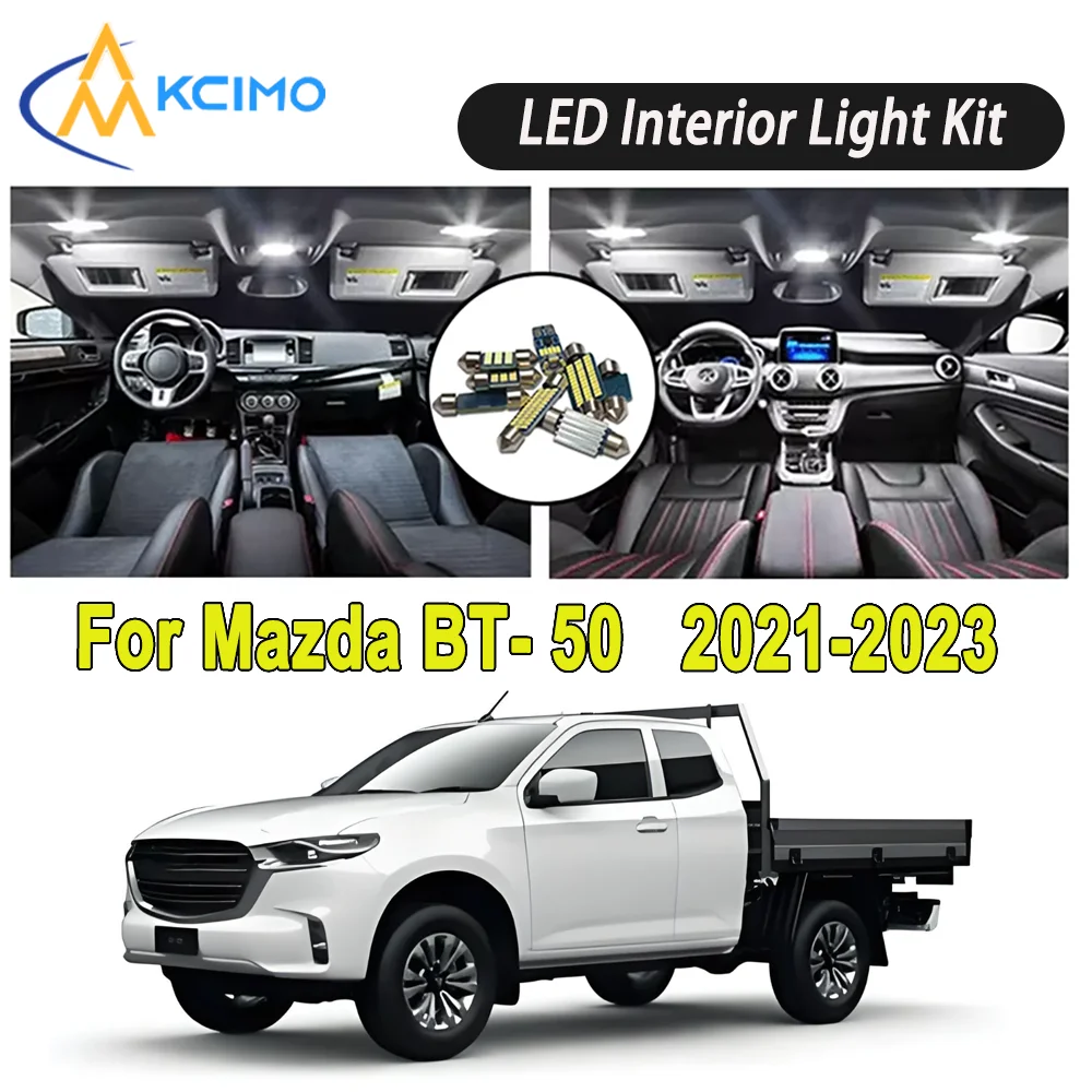 

New Light Bulb For Mazda BT-50 (2021-2023) Premium Bright LED Interior Dome Map Trunk Light Kit Car Led Lamps Canbus Car LED