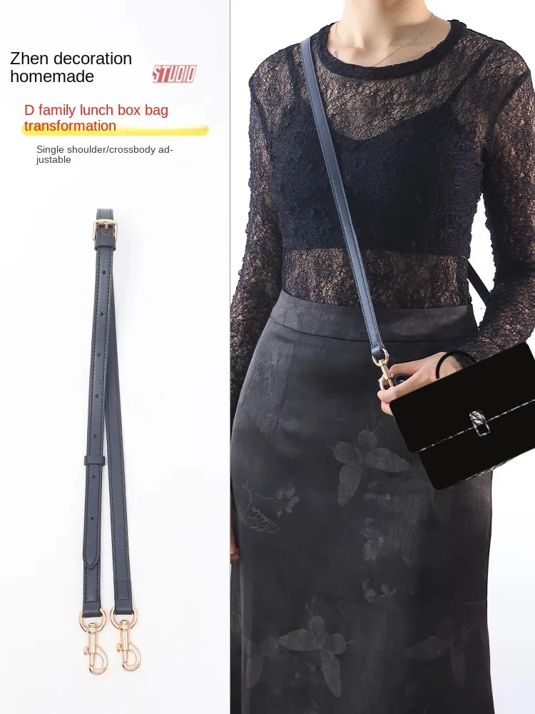 Lunch box bag modification armpit shoulder strap crossbody bag with inner liner middle bag storage lining bag organizer