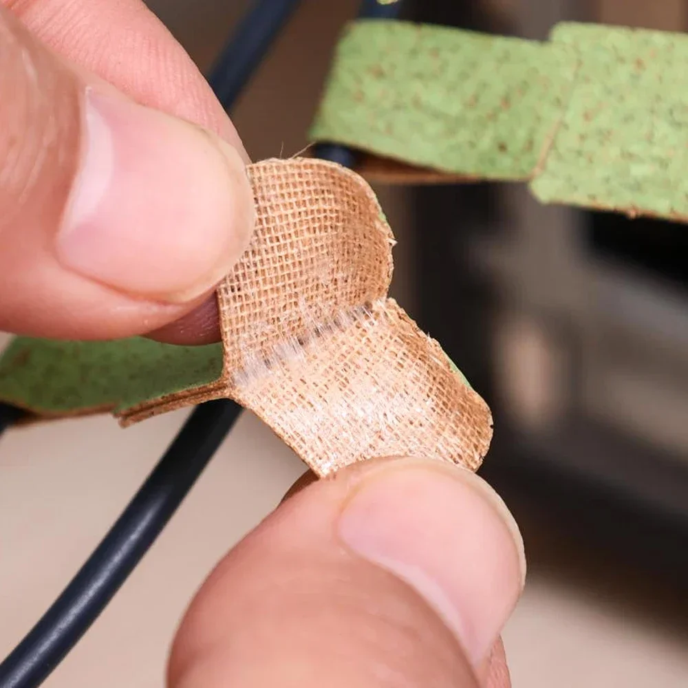 Kabel Data Gabus Tahan Air Stiker Label Berperekat Tanda Klasifikasi Garis Ethernet Kertas Identifikasi Tag Kawat Kosong