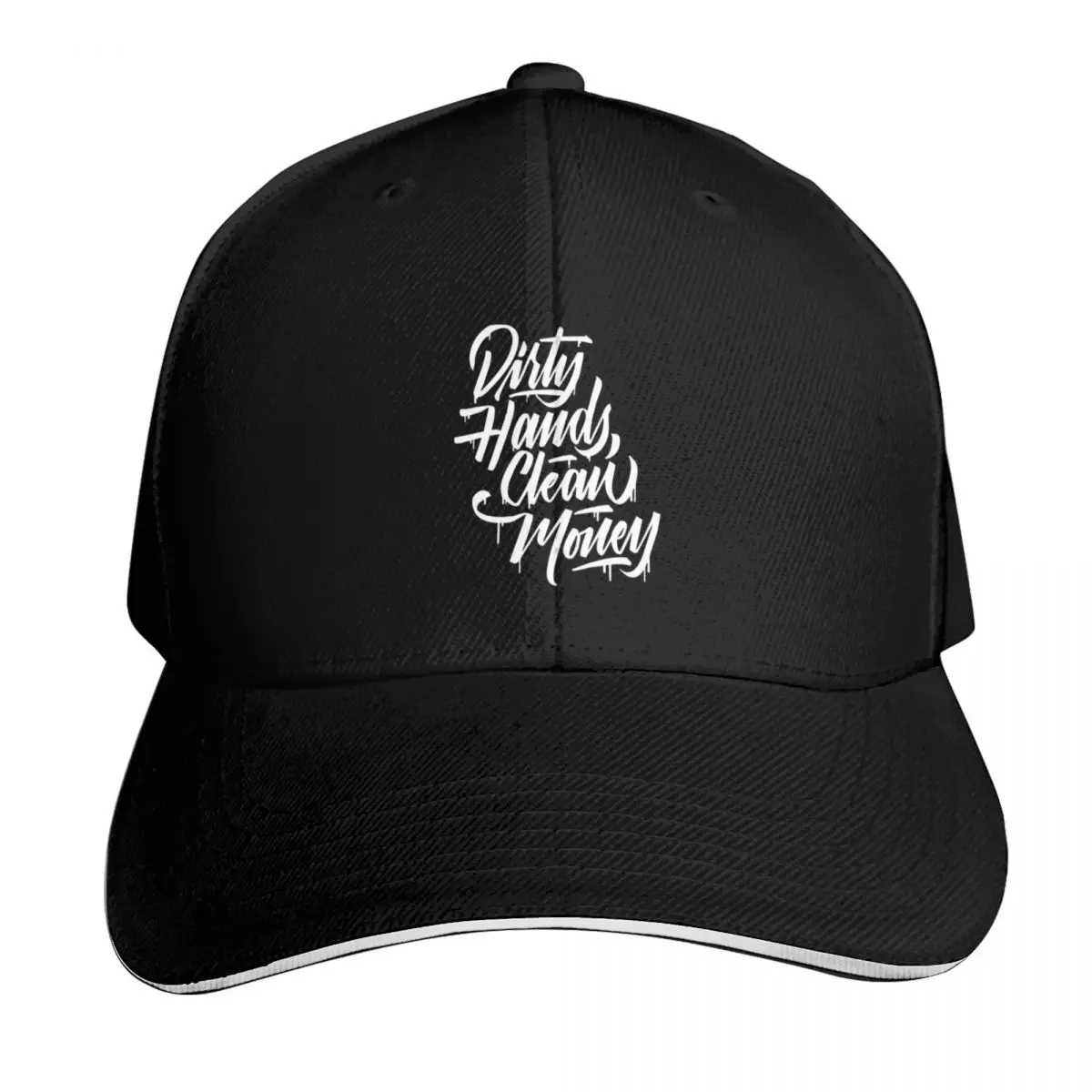 

dirty hands clean money Baseball Cap Snapback Cap Sunscreen hard hat Visor Golf Women Men's