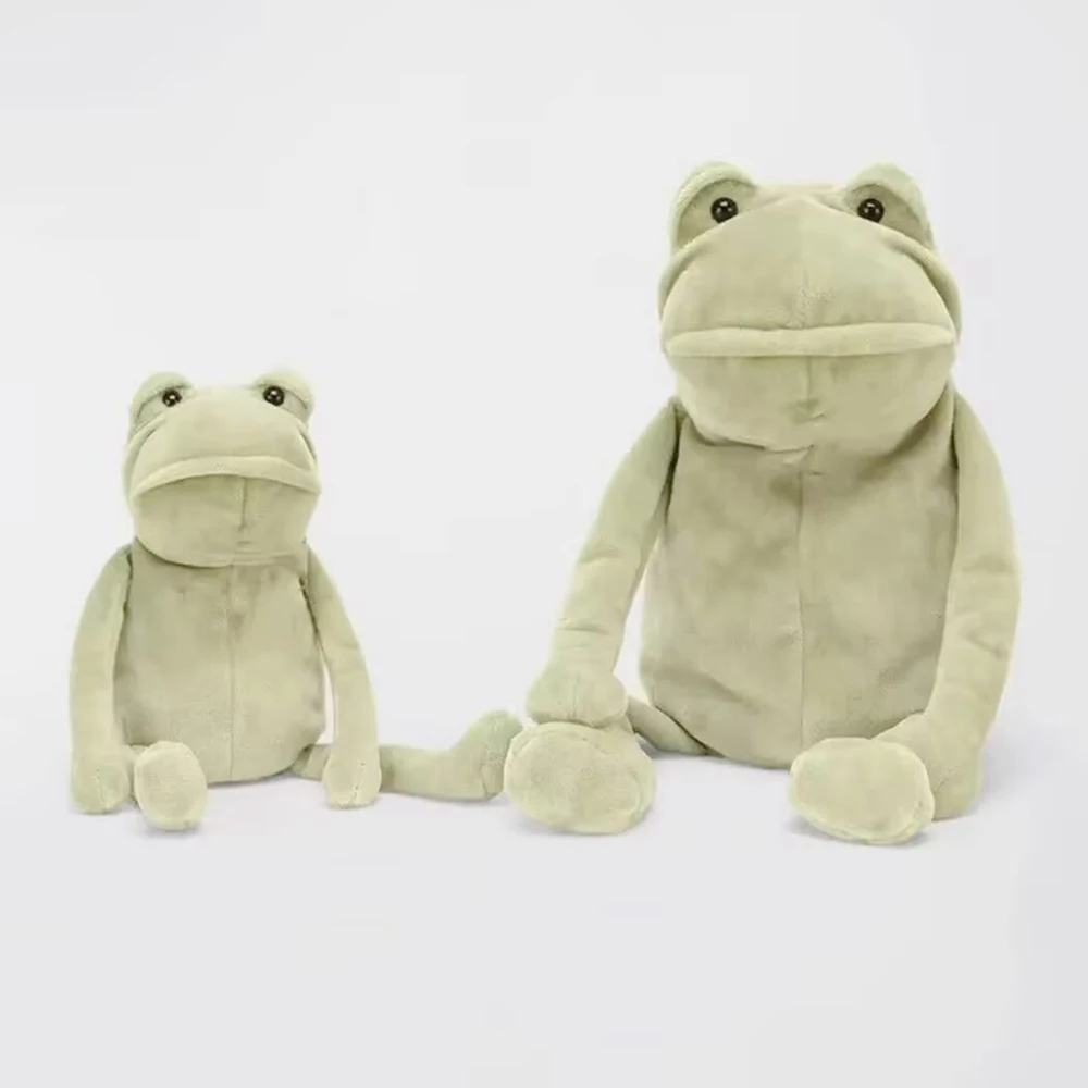 

Милый плюшевый брелок-лягушка: мягкая игрушка с забавным выражением лица для путешествий и подарков