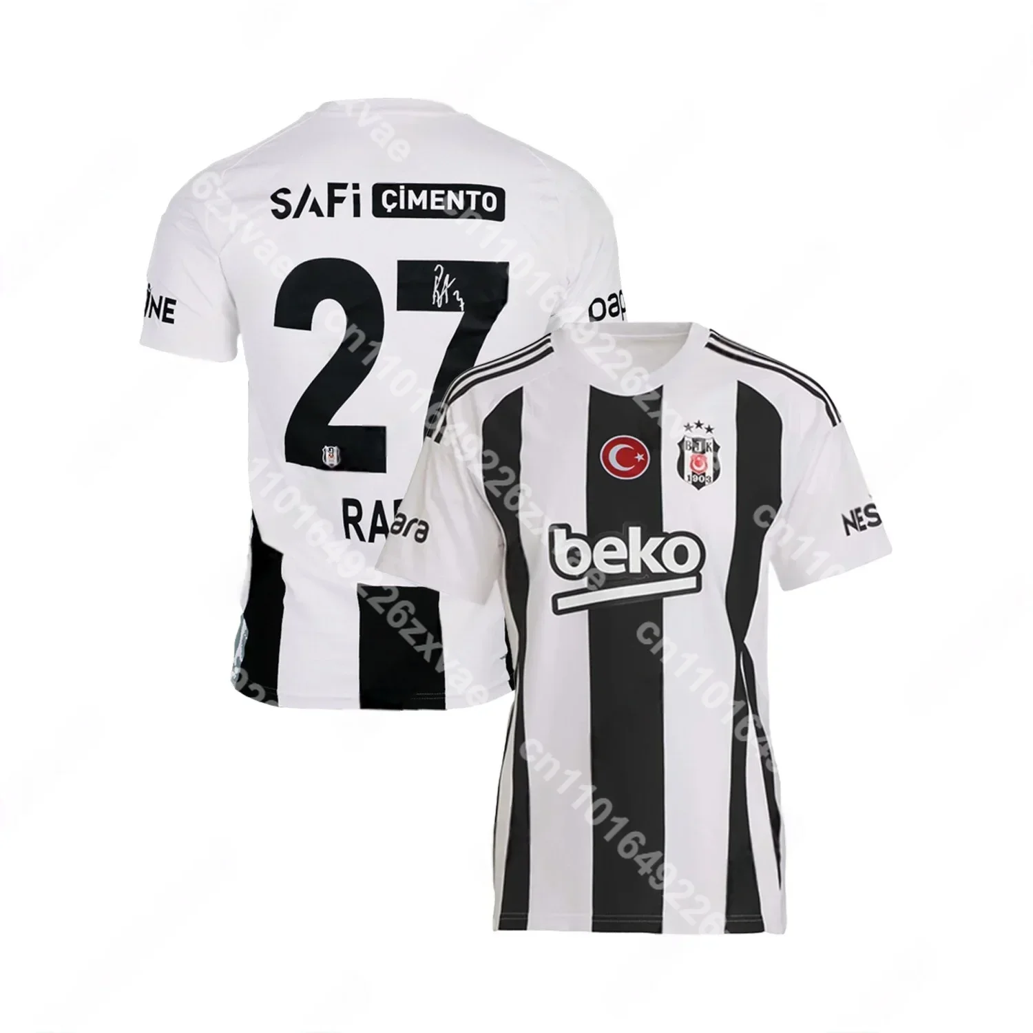 

Maglia Besiktas 2025 Home, британская компания Magic Da Esterno Ad Asciugatura Rapida, Maglietta Casual Classica estiva, camicia sportiva
