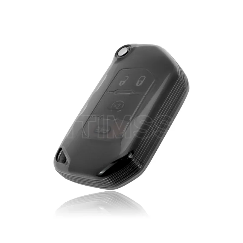 TPU Remote Car Key Case Cover Suitable for Jeep Wrangler JL JK JLU XD 2018-2022 Accessories