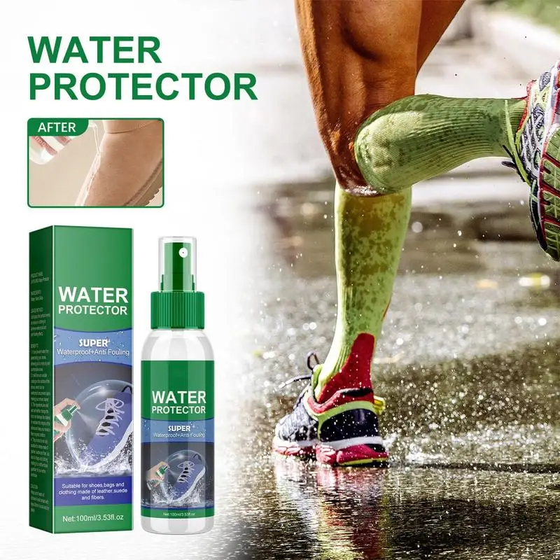 Protector de zapatos en aerosol para zapatillas de deporte, Protector de agua y manchas, botas en aerosol, líquido de protección duradero para