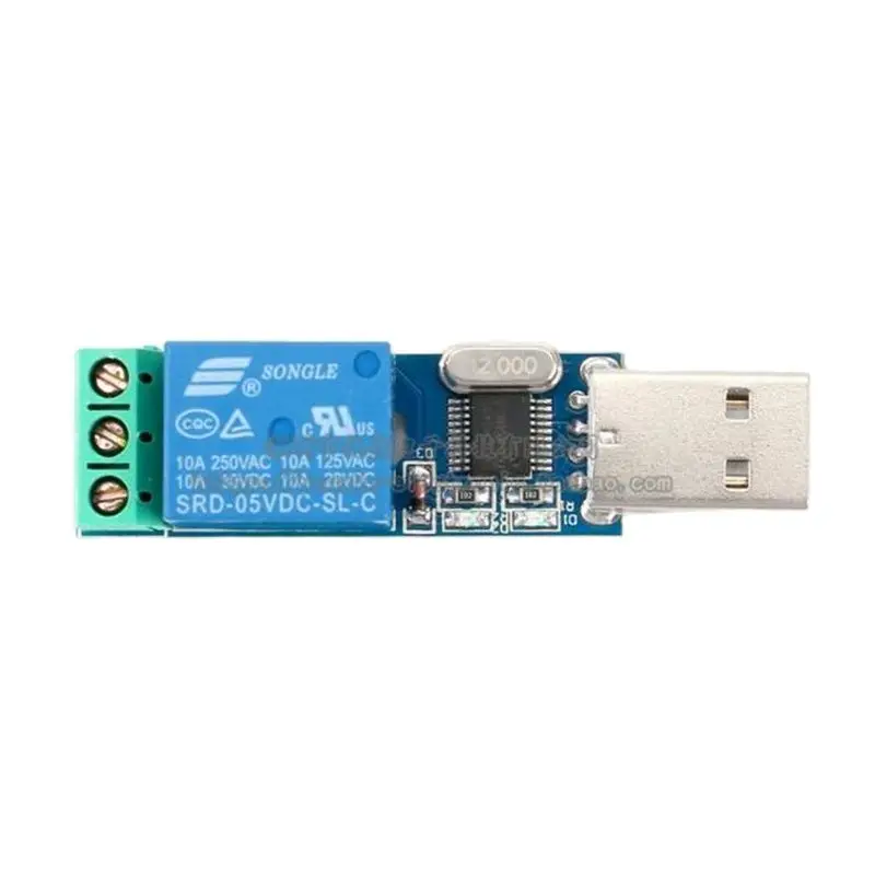 USB 직렬 포트 릴레이 모듈, 과전류 보호, 명령 제어 스위치