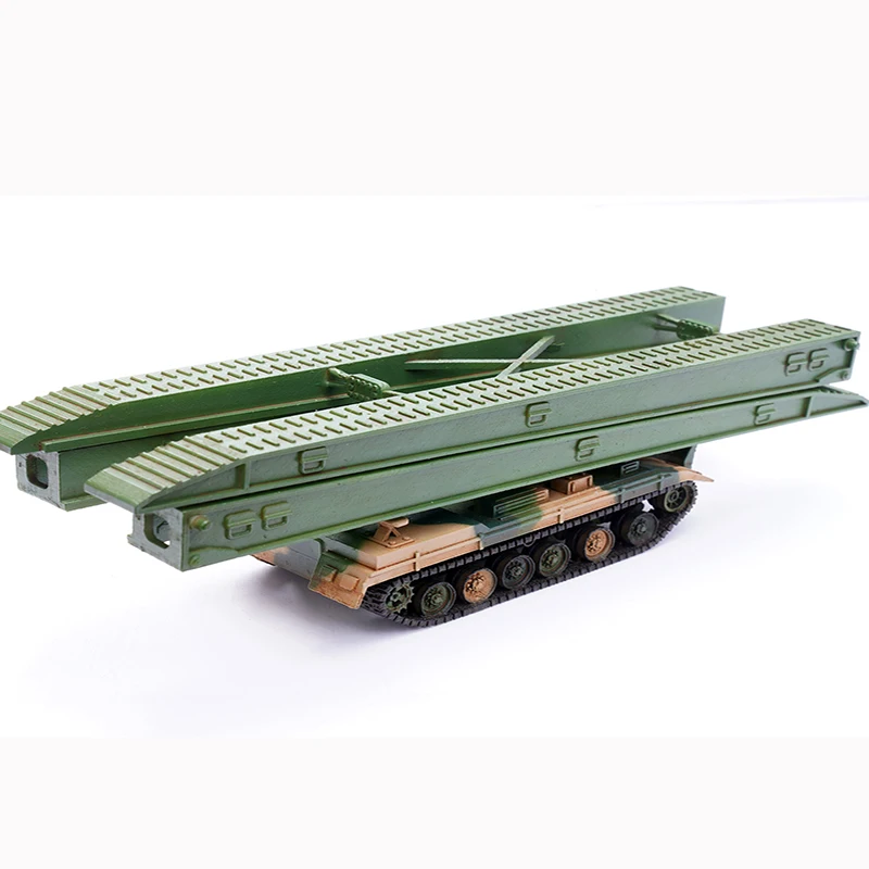 Scale 1/72 GQL410 Heavy Military Impact Bridge Tracked Combat Vehicle 3D Printed Resin Finished Tank Model Collection Toy Gifts