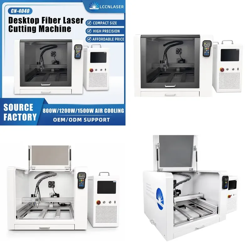 Mini 1200W Fiber Cutter Engraver Marker 3 in 1 Gold Silver Copper Stainless Aluminum Carbon Steel Jewelry Store Service