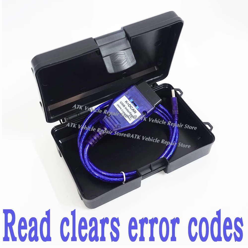 Car scanner K-D-CAN USB interface I-N-P-A V5.02 Compatible blue version diagnostic equipment B-M-W car driver programming