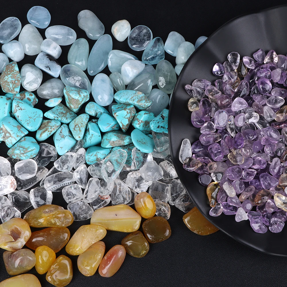 9-20mm Natural Mixed Quartz Rock Agates Amethyst Jaspers Gravel Chakra Healing Reiki Stone For Home Aquarium Decoration DIY