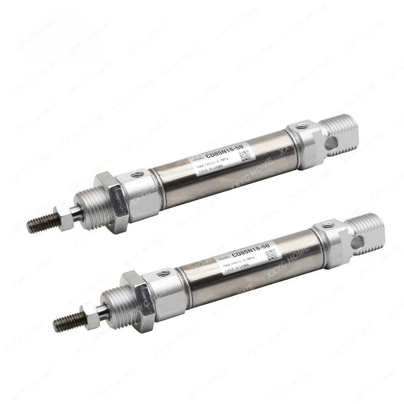 CAMOZZI type pneumatic cylinder 2N2AAir Cylinder Standard Double Acting Single Rod 24N2A25A100 24N2A25A50 24N2A25A25 75 125 200