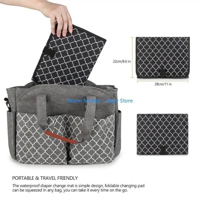 

Convenient Foldable Baby Changing Station with Protective Head Cushions for Kids 57QE