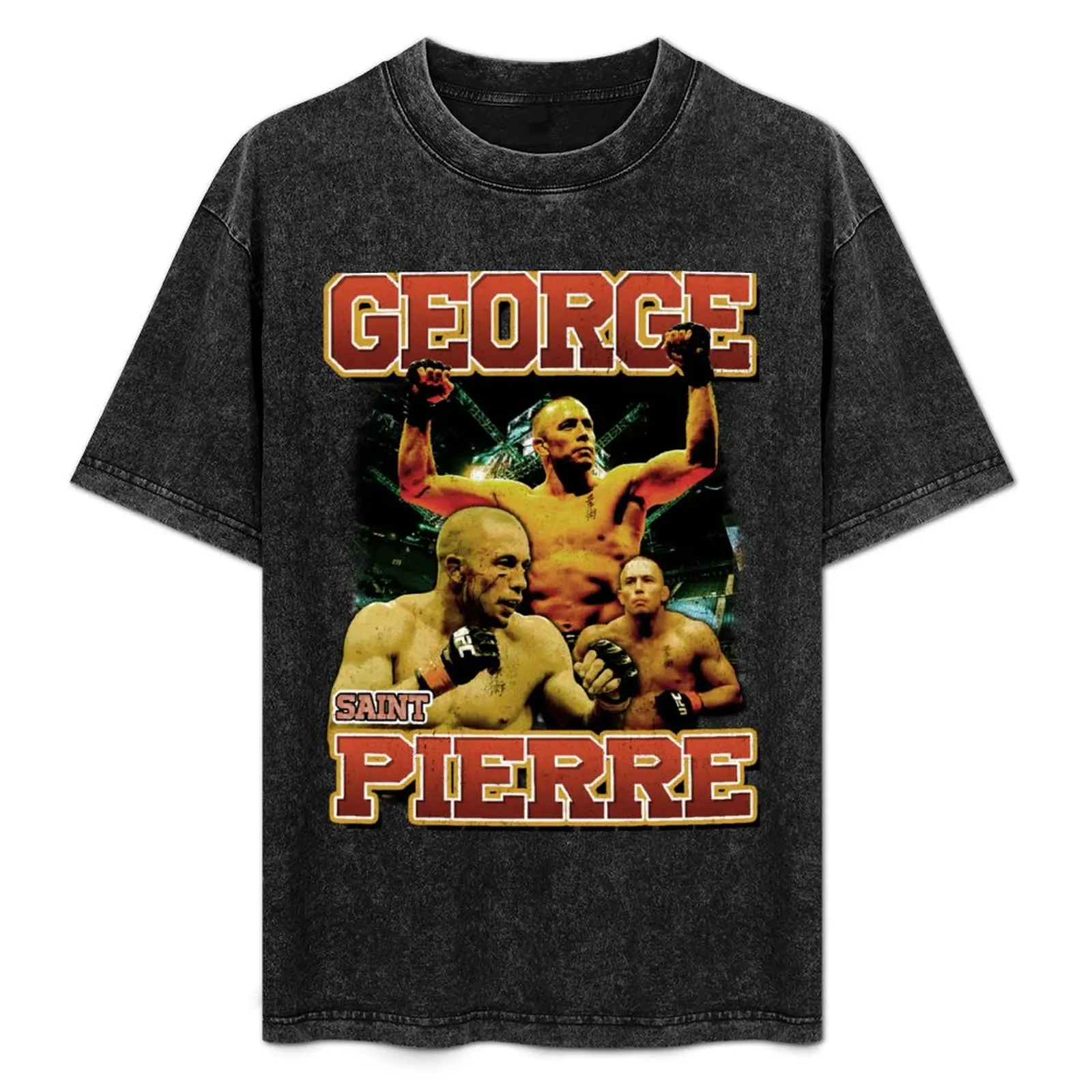 

George Saint Pierre GSP T-Shirt oversize t-shirts man heavyweights tees Men's t-shirts