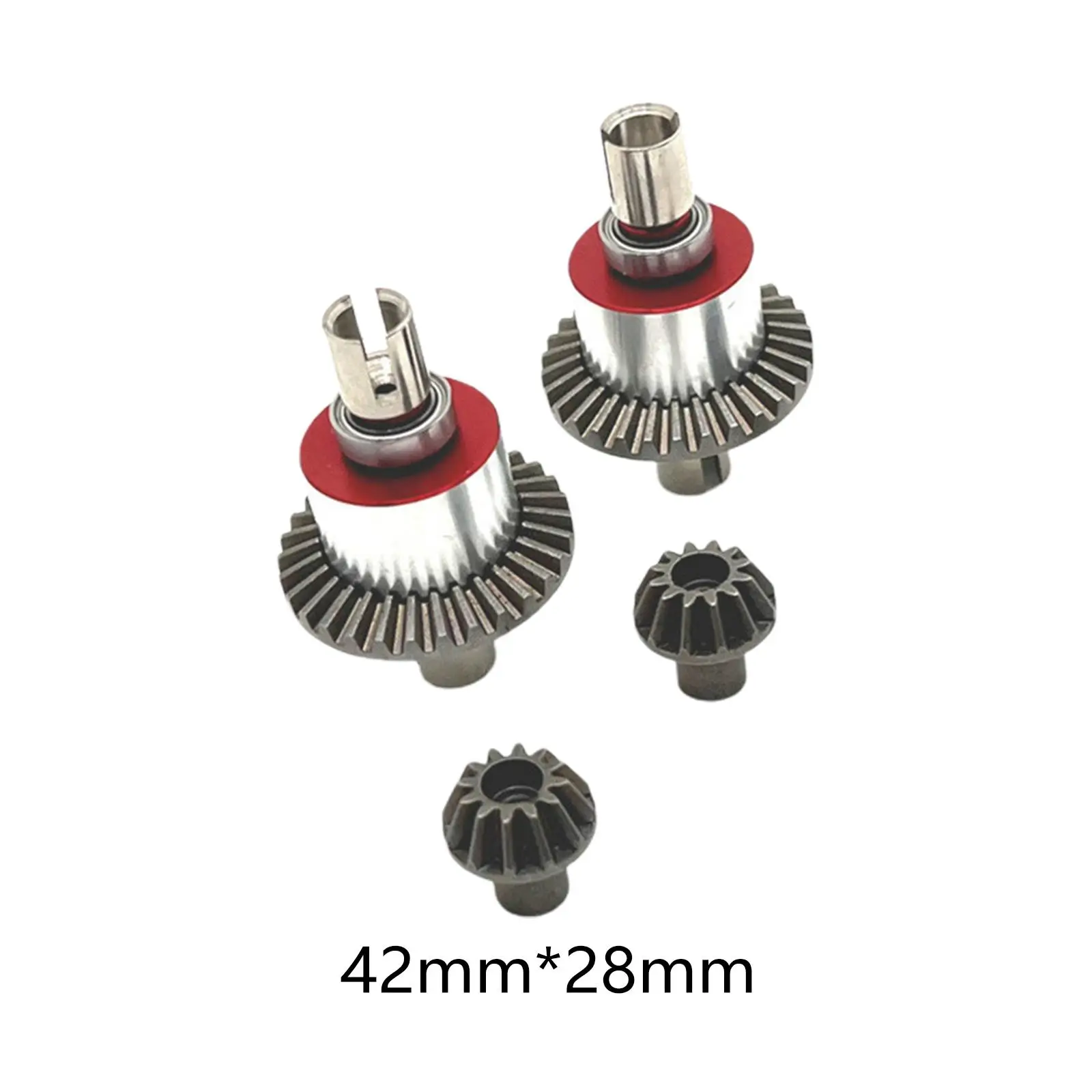 Acessório de engrenagens diferenciais de carro RC, atualizações de substituição de engrenagens cônicas diferentes fortes
