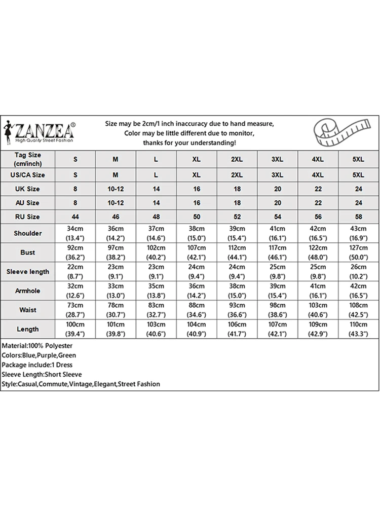 ZANZEA-vestido Vintage de verano para mujer, vestido elegante de oficina para mujer, vestido veraniego de moda 2025, Vestidos de vacaciones con estampado de lazo de manga corta