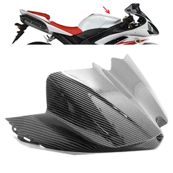 Hydro Dipped Carbon Fiber Finish Gas Tank Air Box Front Cover Fairing For YAMAHA YZF R1 YZF-R1 2007 2008