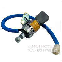 12V 1756es-12suc5b1s5 Fuel Stop Solenoid Valve for Kubota D722 D902 Z482 Diesel Engine SA-5176-12 Cummins Parts