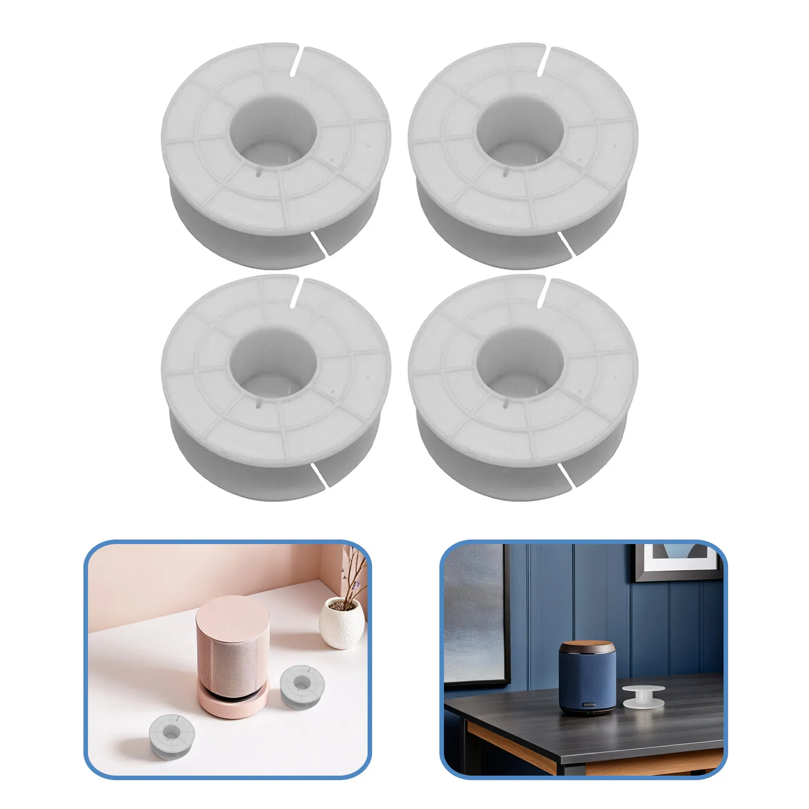 

4Pcs Copper Wire Divider Frame for Speakers Audio Crossover High-Fidelity Sound Enhancement DIY Stereo System Upgrade