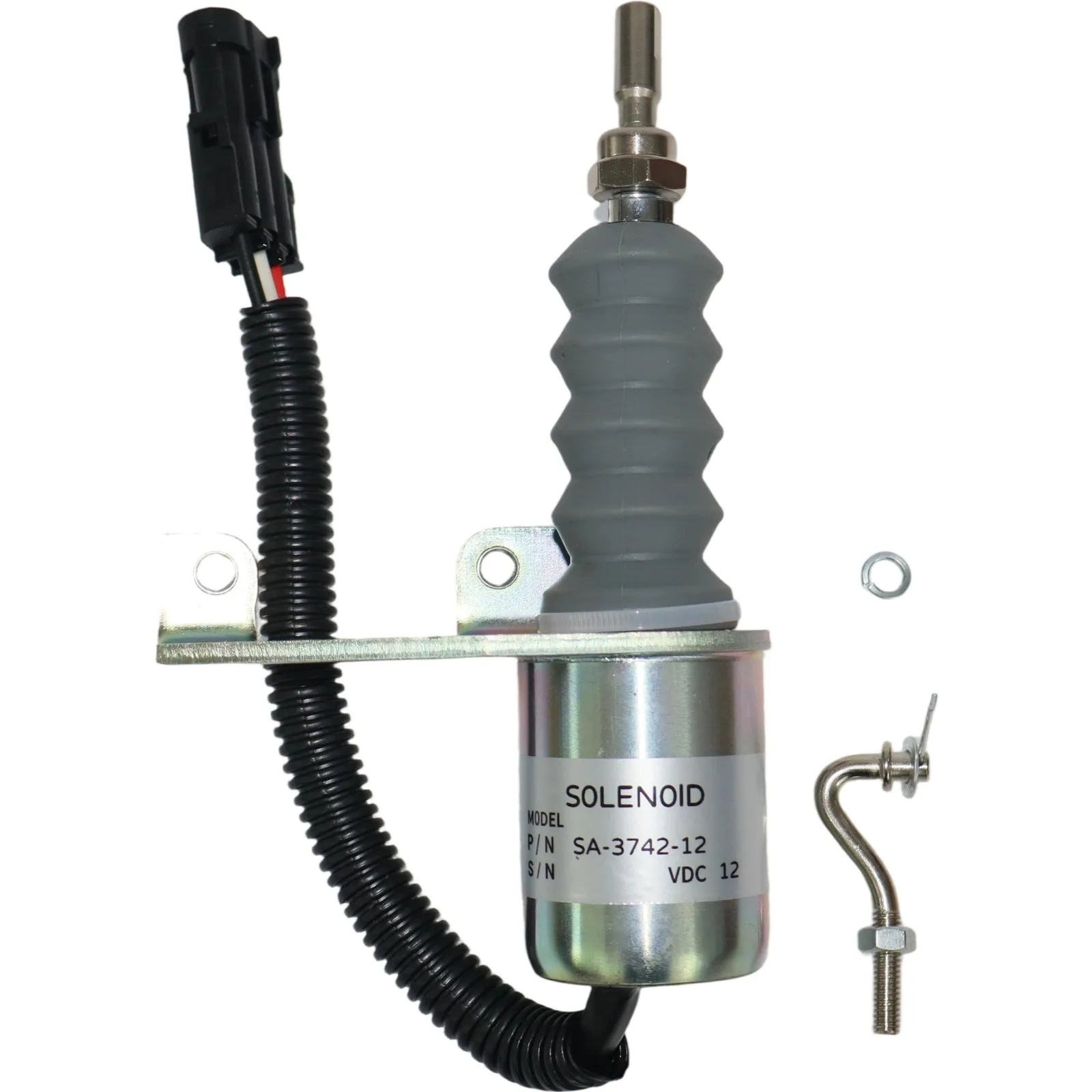 12V Stop Solenoid Valve SA-3742-12 SA-3742-24 Compatible for Deutz Engine