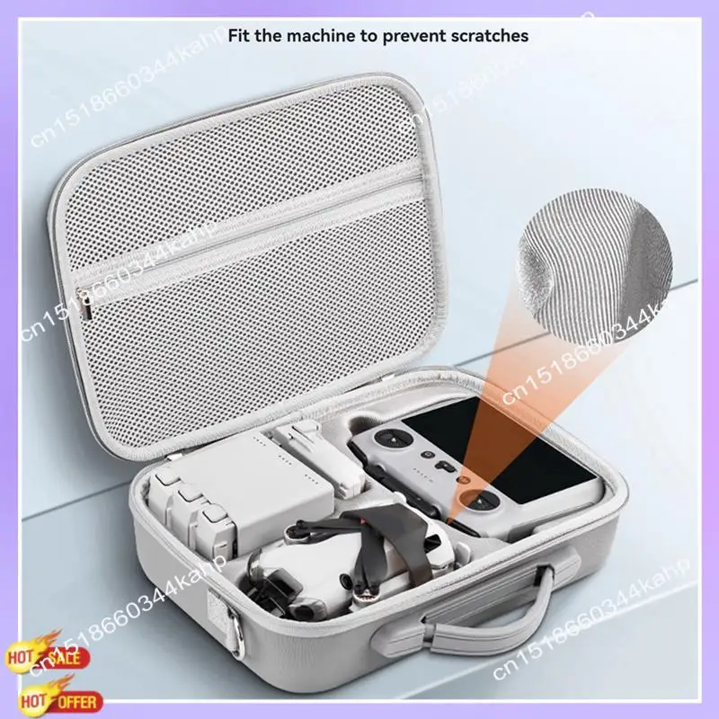 clcu-dji-mini-4-pro-専用ショルダーバッグドローンアクセサリーハンドバッグハードシェルキャリングボックス収納ボックス
