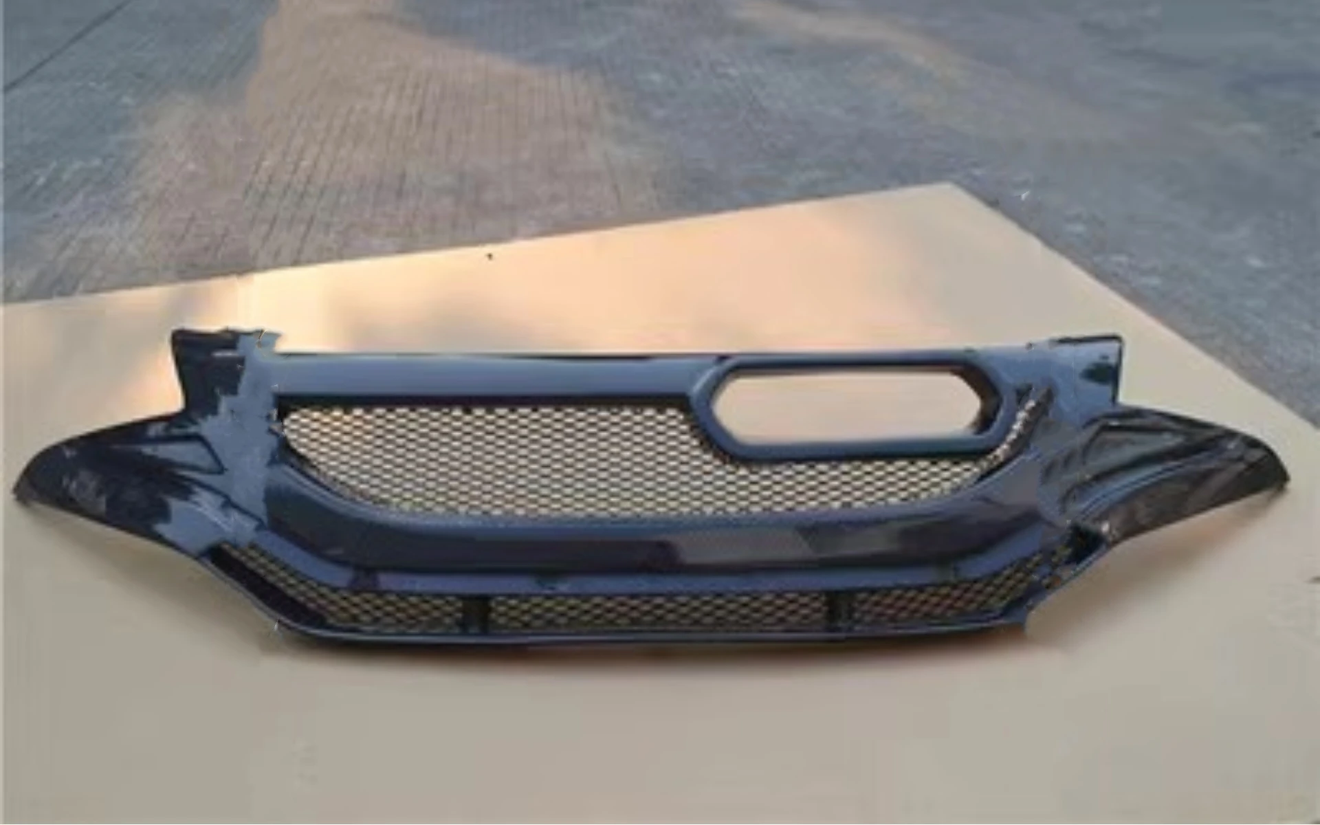 Body Kit Carbon Fiber Radiator Grille Grid for Honda FIT JAZZ GK5 Convert RS Net Car Accessories