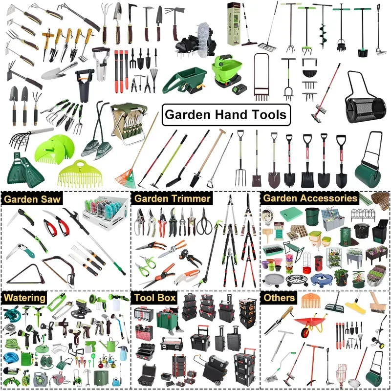 for Winslow & Ross 10pcs Multi Function Telescopic Handle Garden Hand Tool Set Kit Accessories With Replaceable Tools