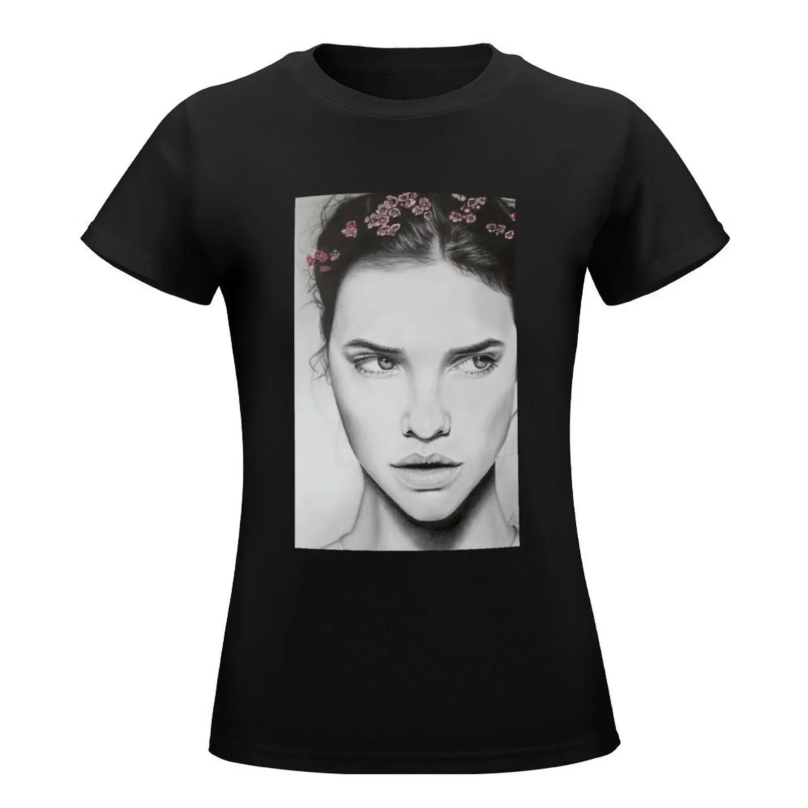 Portrait #1 T-Shirt tops shirts graphic tees oversized anime clothes Women clothes